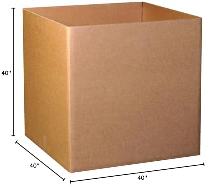 BOX USA BGL404040TW Triple Wall Gaylord Bottoms, 40" x 40" x 40", Kraft (Pack of 5) - Image 6