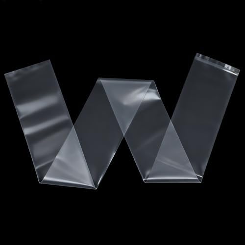 100 Pack Clear Poster Storage Bags 6 X 50 Inch 2.3 Mil Flat by Unknown