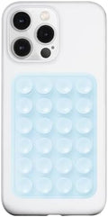 LvShuLiangPin Anteel Silicone Suction Phone Case Mount, Silicon Adhesive Phone Accessory for Smartphones, Hands-Free Mirror Shower Phone Holder for Selfies, Tiktok Videos (Blue Glitter) by LvShuLiangPin