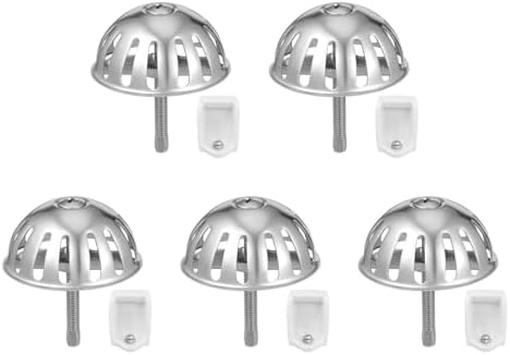 5-pack Urinal Strainer Bathroom Urinal Drain Cover Universal Filter and Stopper for Toilets Bathrooms and Commercial Restrooms Easy Install Helps Prevent Clogs by OUNONA