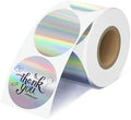 JOYIT 2'' Holographic Thermal Labels - 400pcs Round Thermal Printer Labels by JOYIT