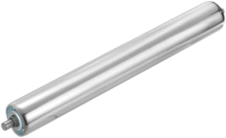 MECCANIXITY Stainless Steel Conveyor Roller 2" Diameter 10" Length Gravity Transmission Replacement Part Galvanized End (Silver) by MECCANIXITY