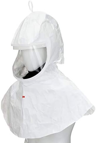 3M H Series Tychem QC Fabric Standard Hood Assembly H-412/07044(AAD), - Image 4