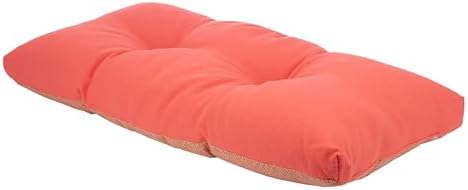 Klear Vu The Gripper Omega Non-Slip Tufted Bench Cushion for Indoor Furniture, Assembled in USA, Entryway Storage, Bay Window, Corner Nook or Piano Seat, 30 Inches, Solid Coral - Image 5