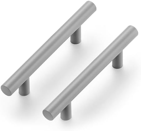 Ravinte Cabinet Handles,5" Length,3" Hole Center,Grey,12 Pack by Ravinte