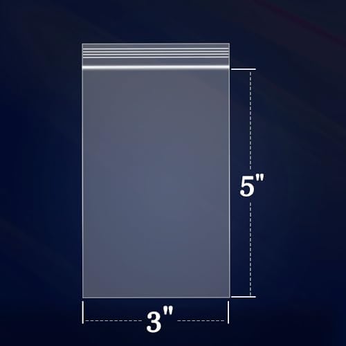 iMailer- 500 Count - 3" x 5" Small Reclosable Zip Plastic Bags - Image 2