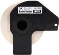 Brother Genuine DK-1234 Die-Cut Name Badge Paper Labels,2.3 in x 3.4 in (60 mm x 86 mm) Adhesive Name Badge White Paper Labels,260-Labels per Roll,3 Rolls per Box,(Pack of 8) by Brother