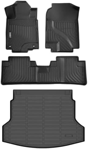 Floor Mats & Cargo Liner Set for Honda CRV 2012-2016 by GINOWY