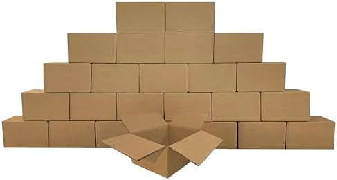 Corrugated Mail & Shipping Boxes, 8 x 6 x 4 inch, 25 pack - Image 4