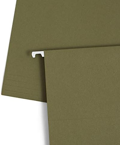Blue Summit Supplies 25 Hanging File Folders, Letter Size, Standard Green - Image 5