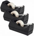Business Source Standard Desktop Tape Dispenser, Black, 1 in (BSN32954) (Pack of 3) by BusinessSource