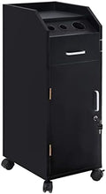 Hair Salon Storage Cart, Black by Unknown