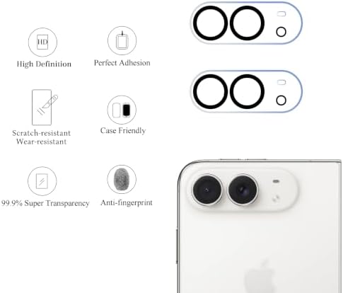 Ailun 3 Pack Camera Lens Protector for iPhone Duo - Image 2