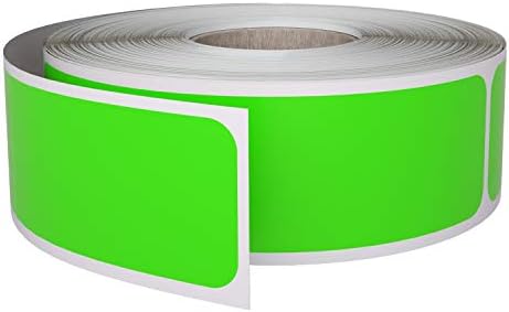 Royal Green Rectangle Labels, 3x1 Inches, Sticker Roll - 250 Pack by RoyalGreen