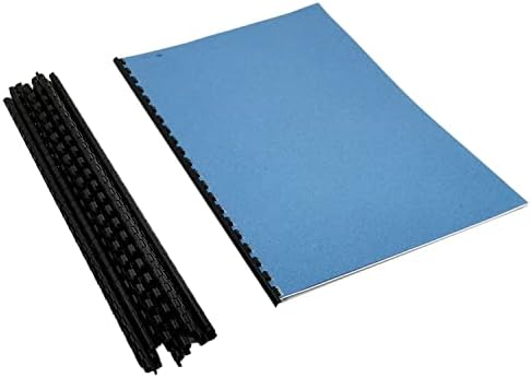 Rayson CR8BK Plastic Comb Binding Spines, 40-Sheets Capacity, 5/16" Black 19-Ring Comb Binding, Max. Binding Letter Size Paper (8.5"×11"), Box of 100 - Image 6