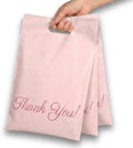 Donyson Pink Poly Mailers with Handle, 12x15, 50 Pack, Thank You Bags by Donyson