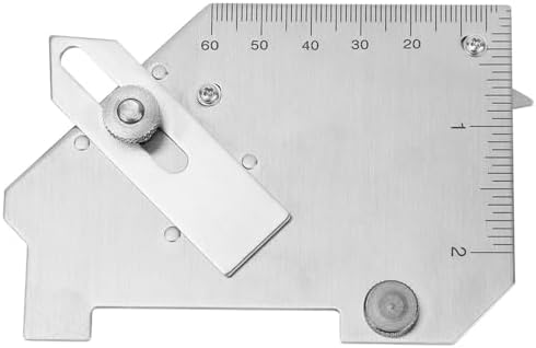 Stainless Steel Bridge Cam Weld Gauge Set, Metric & Inch Fillet Weld Gauge, Welding Inspection Ulnar for Undercut Depth Pitting Throat Size Angle - Image 4