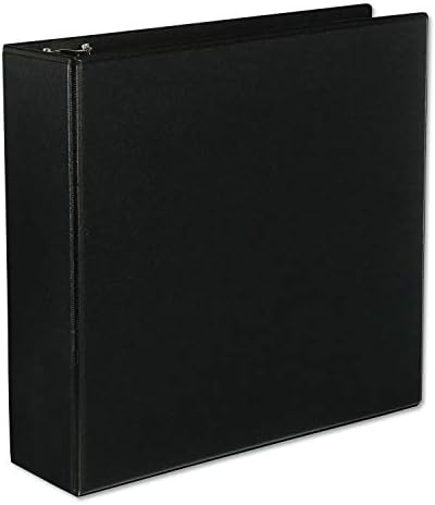 Universal 3" D-Ring View Binder, 600 Sheet Capacity, Black - Image 3