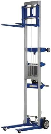 Vestil A-LIFT-R-HP Fixed Straddle Hand Winch Lift Truck, 35" Length, 25" Width, 67-1/2" Height, 400 lbs Capacity - Image 2