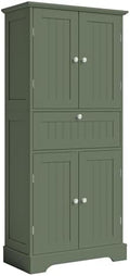 ChooChoo 51" H Bathroom Floor Cabinet with Drawer and Adjustable Shelves by ChooChoo