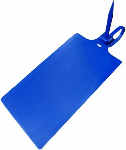 Plastic Seals Shipping Tags Logistics Use Big Sign Tie Large Label Tie, 255mm Total Length, Package of 100pcs (Navy Blue) by XF-Vel