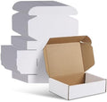 WIFTREY 7X5X2 Shipping Boxes Set of 30, 7X5X2 White Corrugated Cardboard Box for Packaging Small Business, Gift Packing, Mailing, Moving by WIFTREY