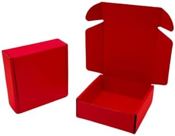 50 Pack 6x6x2 in Red Shipping Boxes - Image 6
