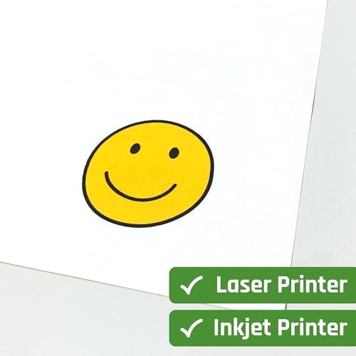 Half Sheet Labels for Printer, White Shipping Mailing Stickers - 60 Pieces - Image 5
