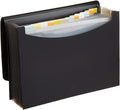 Amazon Basics Expanding Organizer File Folder, Letter Size - Black, 12-Pack by AmazonBasics