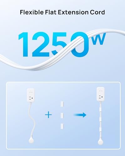 TROND Electrical Outlet Extender 360° Rotating Plug with 20W USB C, 6ft - Image 5