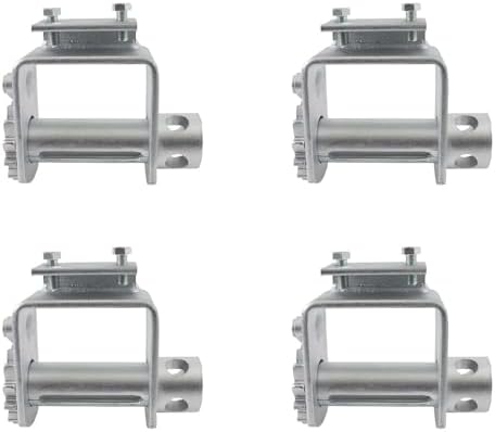 Mytee Products 4 Pack Standard Sliding Bolt on Winch - 5,500 lbs WLL Durable Zinc Coated Steel Bolt-On Winch Application Upto 4 Inch Wide by MyteeProducts