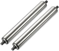 YOKIVE 2 Pcs Conveyor Roller, Stainless Steel Roller Replacement | Smooth Movement, Great for Factories, Warehouses Use(Silver, 1.5 Inch Dia, 12 Inch Length) by YOKIVE