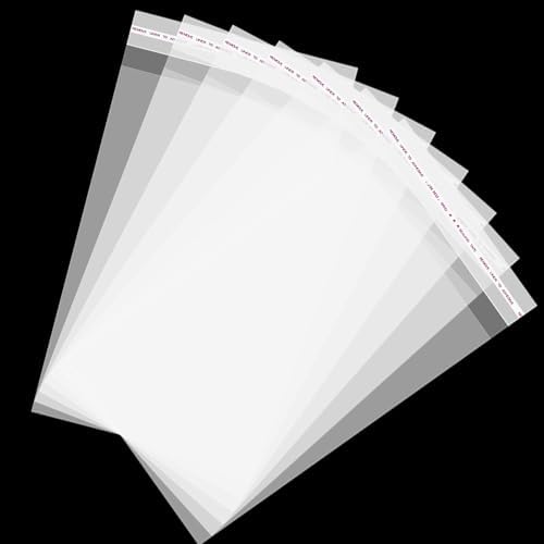 240Pcs 4x6 inch Self Sealing Cellophane Bags, Clear by Aubeco