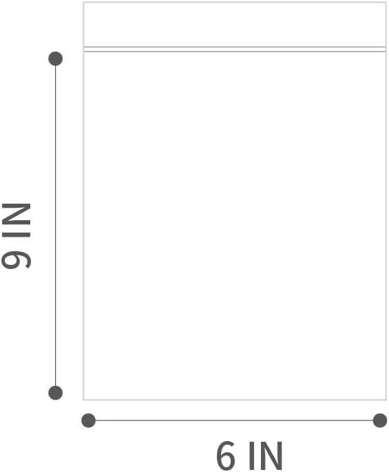 6" X 9" 2 Mil Clear Reclosable Zip Plastic Poly Bags - Image 2