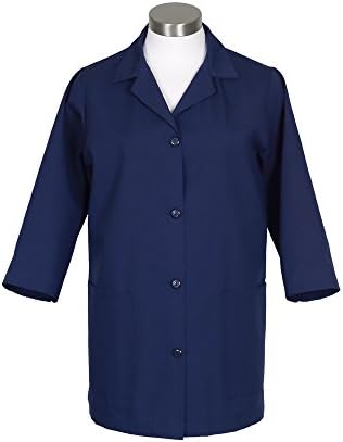 Fame® Women’s Button Smock – K72 - Navy/XS (WFA81903NAXS) - Image 2