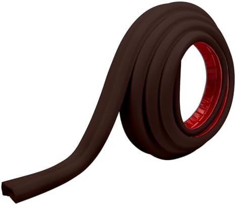 TV Cord Hider – Flexible Wall Cord Cover Slim Design Silicone Cable Raceway - Self Adhesive, Cut to Size Design for Hiding Wires on Wall - Clean Home Setup Cable Concealment (Dark Brown, 6 Feet) - Image 2