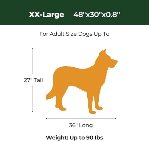 BALANCE Dog Crate Pad, Dog Foam Crate Mat Kennel Pad, Washable Water-Resistant Pet Bed Flat Dogs Cage Mat for XX-Large Dogs, 2 Packs - Image 5