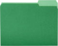 Amazon Basics File Folders for Organization,Letter Size,1/3 Cut Tab,Bright Green,(Pack of 360) by AmazonBasics