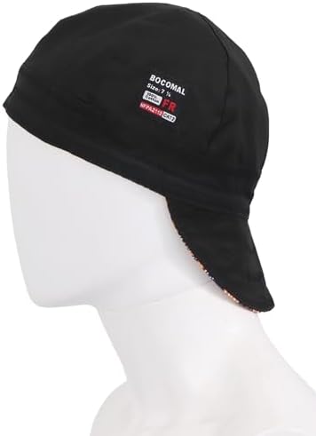 BOCOMAL FR Welding Cap Paisley Printed CAT2 Midweight 6 Pannel Welder Caps - Image 6