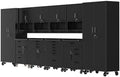 10-Piece Garage Storage Cabinets System Heavy Duty Workshop Set by FLIXELIO