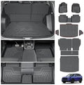 Powerty Floor Mats for 2023-2025 2026 Honda CRV (Gas Model Only), All Weather 3D TPE Anti-Slip Upper & Lower Position Trunk Cargo Liner Seat Back Covers Protectors Full Set Car Accessories by Powerty