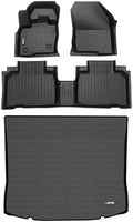 HAFIDI® Floor Mats & Cargo Liner Set Fit for 2015-2025 2026 Ford Edge All Weather Protection TPE Automotive Full Set Floor Liners Custom Accessories -Black by HAFIDI