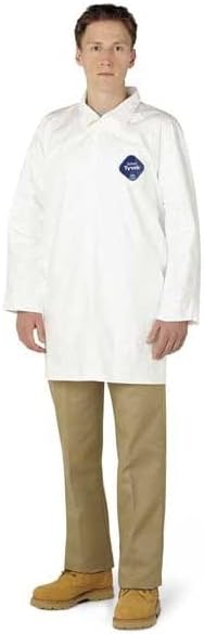 DuPont Tyvek 400 Disposable Extra-Long Frock Open Cuff, White, 4X-Large, 30-Pack - Image 2