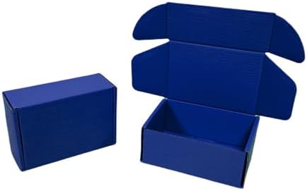 50 Pack 6x4x2.4 in Industrial Blue Shipping Boxes - Image 5