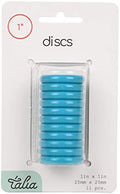 Talia Discbound Notebook - Discs (Energetic Turquoise, 1inch) by Talia