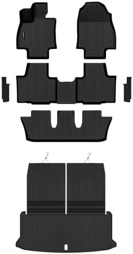 AUXKO Floor Mats Cargo+Backrest Mat for Lexus TX 7 Seats 2026-2024 - Image 2