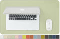 Leather Desk Mat - Small Non-Slip PU Desk Pad for Office and Home - Desk Organization and Accessories - Ideal for Large Mouse Pad and Small Desk Mats on Top of Desks (Light Green,23.6"x 13.8") by HOMIEAZICOZI