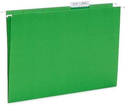 Blue Summit Supplies 25 Hanging File Folders, Letter Size, Assorted Colors - Image 6