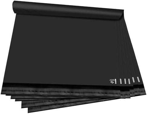 KKBESTPACK Black Poly Mailers 24x24 in, Large Shipping Bags, 200 Pcs by KKBESTPACK