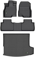All Weather Floor Mats & Cargo Liner for Acura RDX 2019-2024 2025 All Weather Protection TPE Anti-Slip Automotive Full Set RDX Floor Liners Custom Accessories - Black by HAFIDI